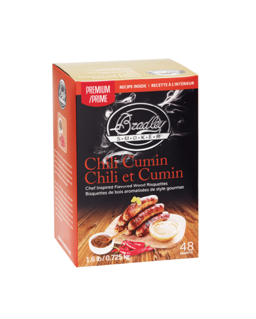 Chili Cummin Bisquettes für Bradley Smoker