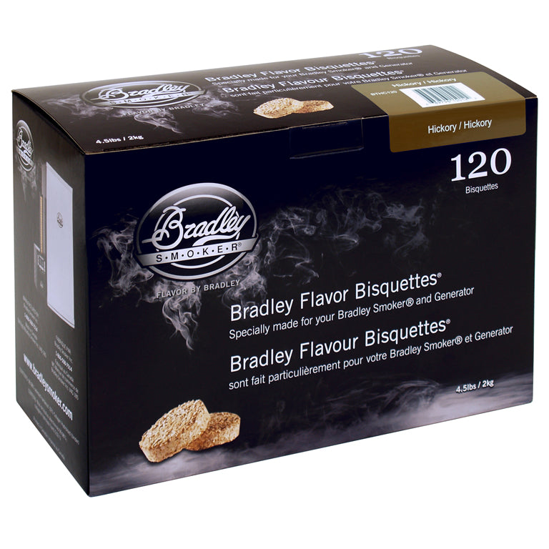 Hickory-Bisquettes für Bradley Smokers
